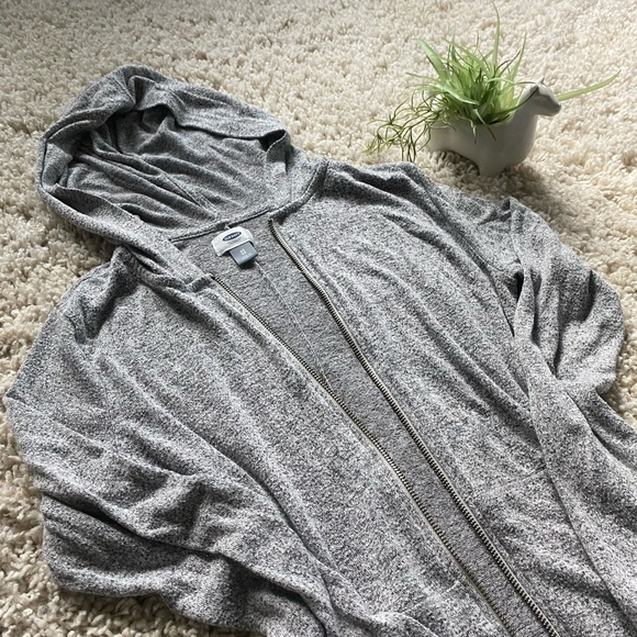 Old Navy Jackets & Blazers - Old Navy breathable casual grey hooded jacket